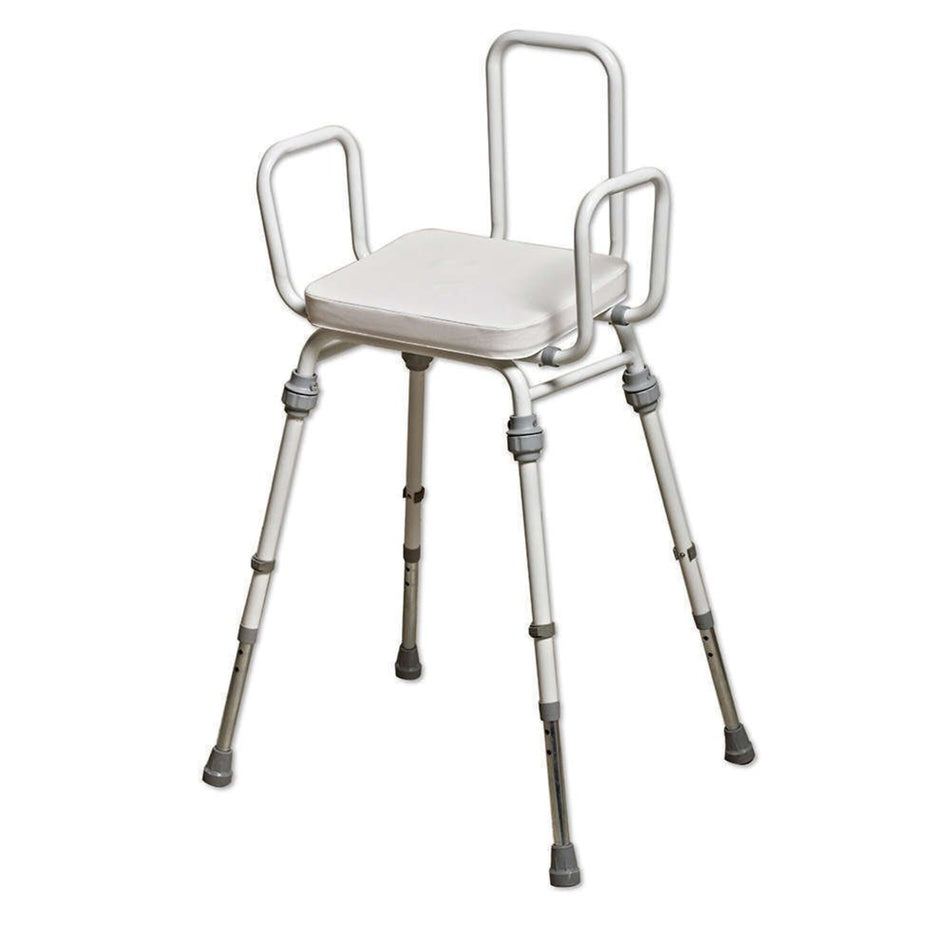 NRS Compact Perching Stool with Arms and Back