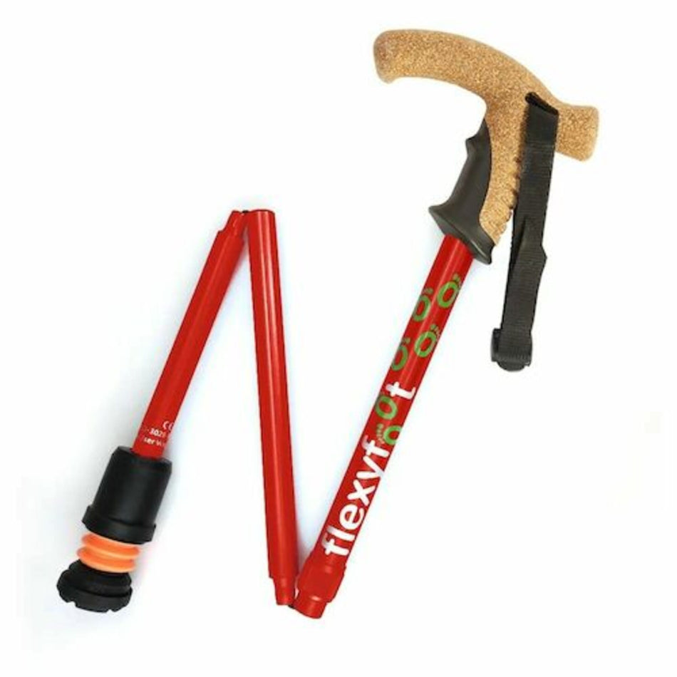 Flexyfoot Premium Cork Handle Walking Stick