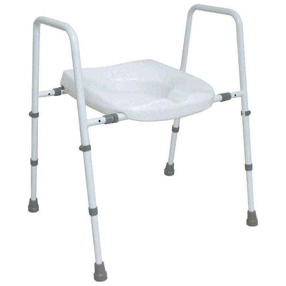 NRS Mowbray Width Adjustable Toilet Frame with Seat