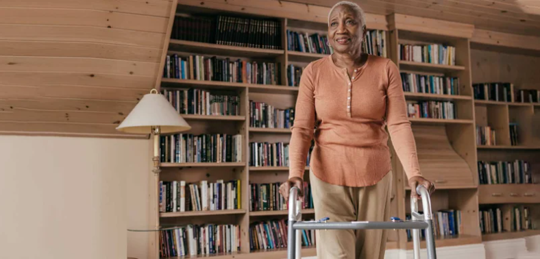 A walking frame user guide