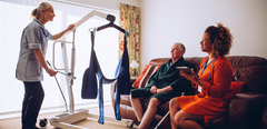 How to use a patient lift sling