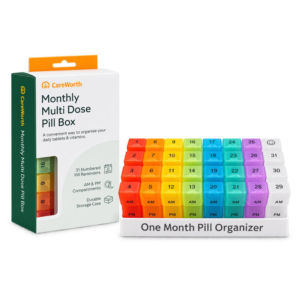 CareWorth Monthly Multi Dose Pill Box