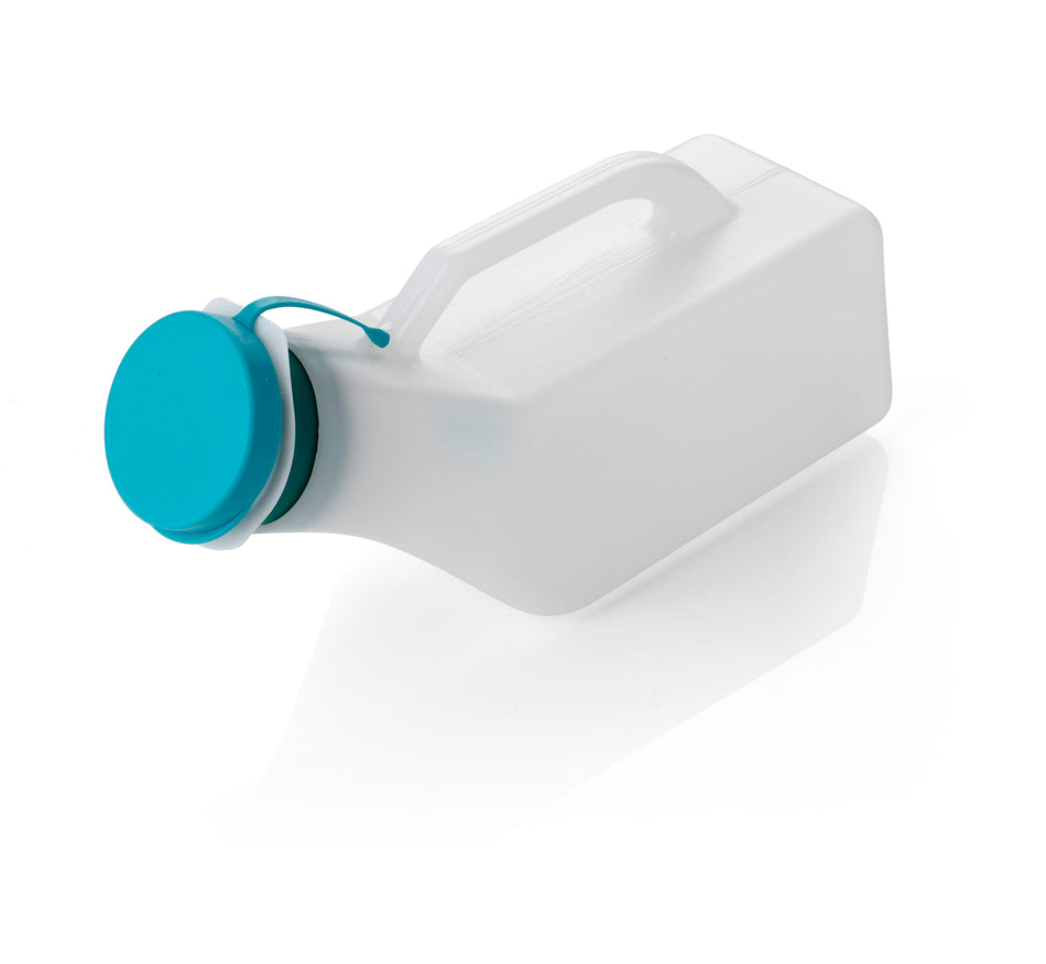 Male Urinal with Non Spill Adaptor