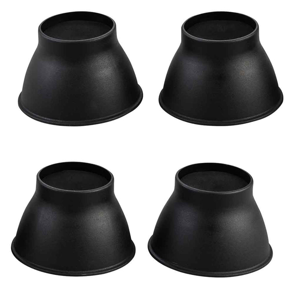 Elephant Feet Furniture Raiser - Pack of 4 in Black