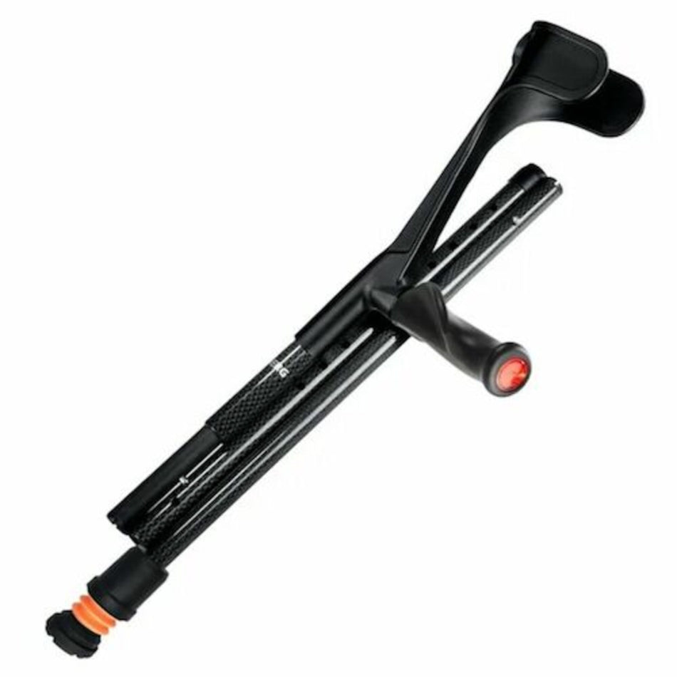 Flexyfoot Carbon Fibre Comfort Grip Folding Crutch