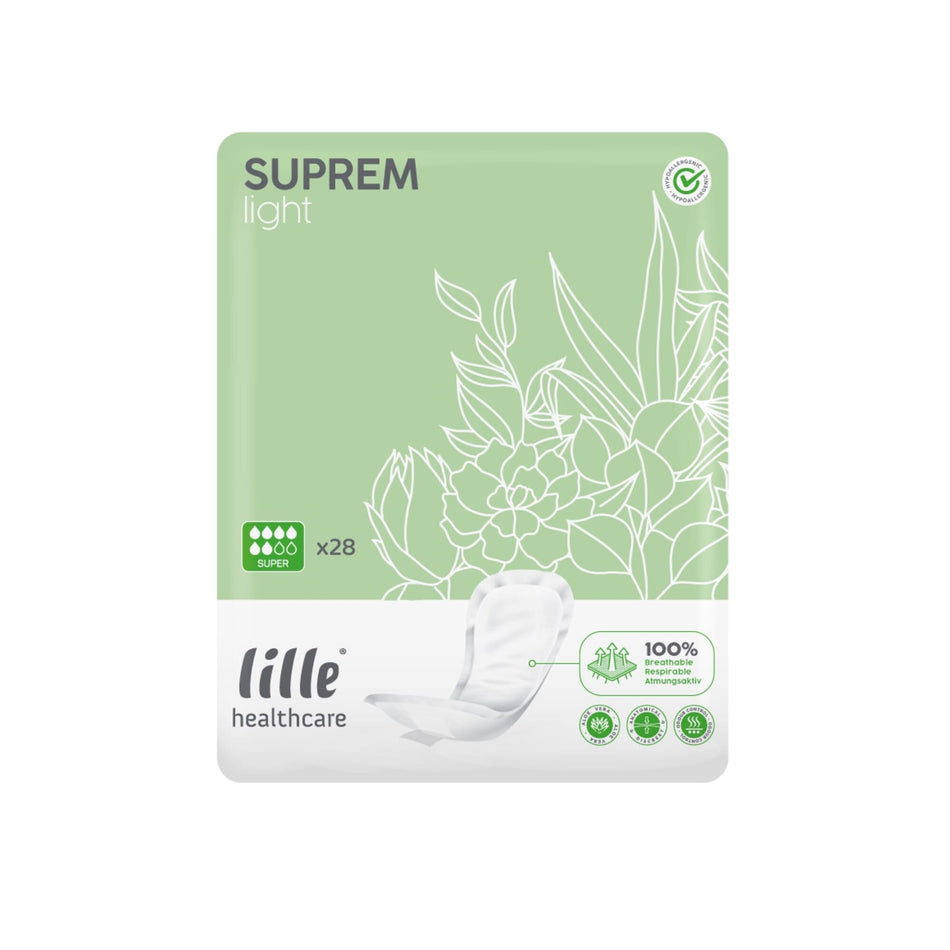 Lille Suprem Light Shaped Incontinence Pads