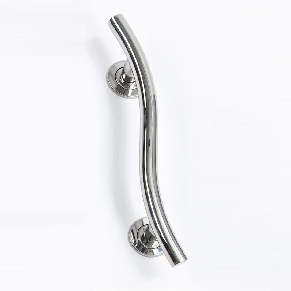 NRS Spa Stainless Steel Curved Grab Rail - 350mm