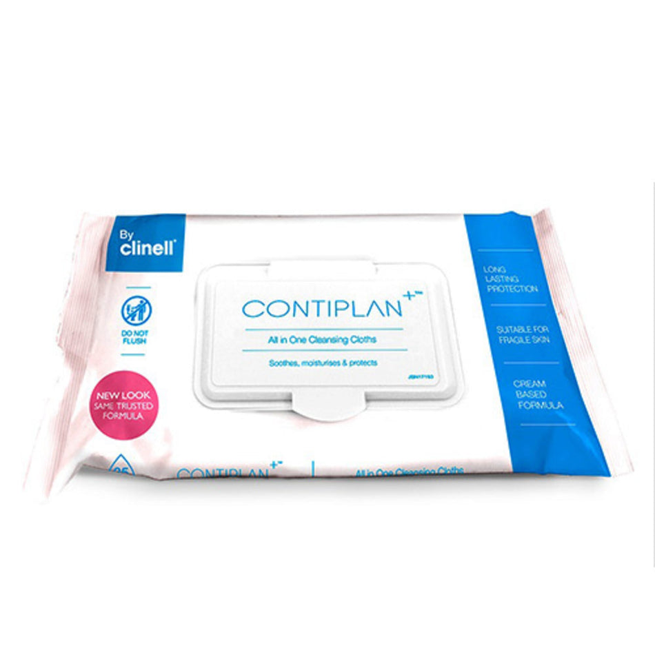 Clinell Contiplan Incontinence Wipes