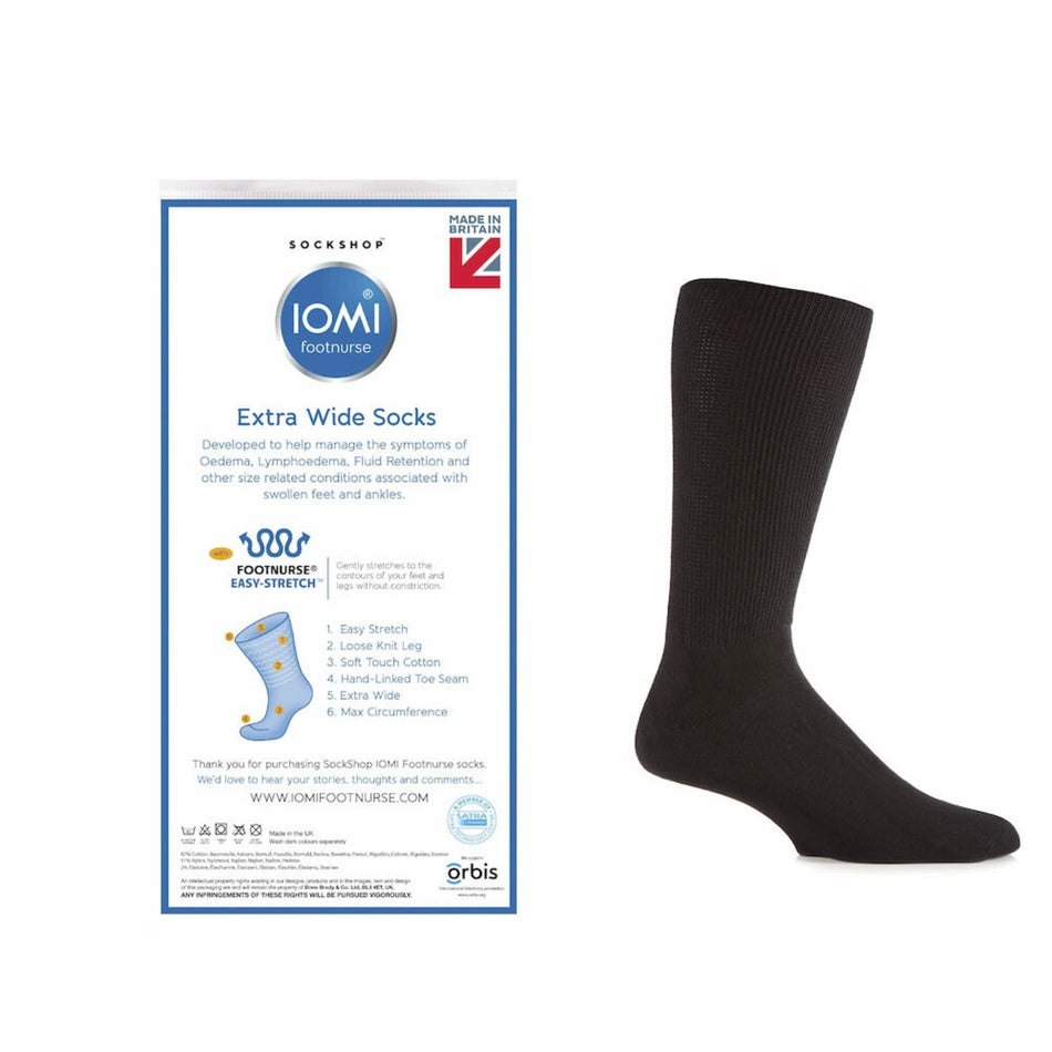 IOMI Footnurse Extra Wide Oedema Socks