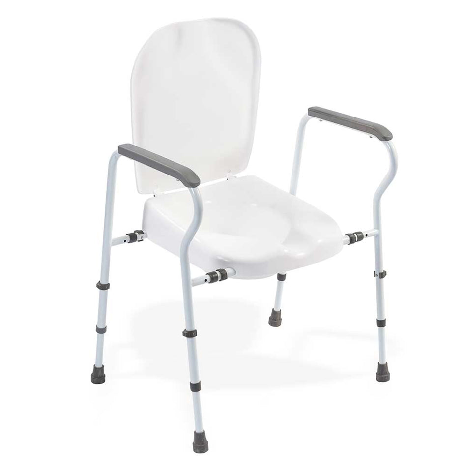 NRS Mowbray Lite Plus Adjustable Toilet Frame with Seat