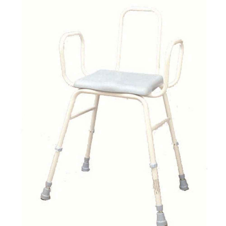 NRS PU Moulded Perching Stool (with Arms + Back)