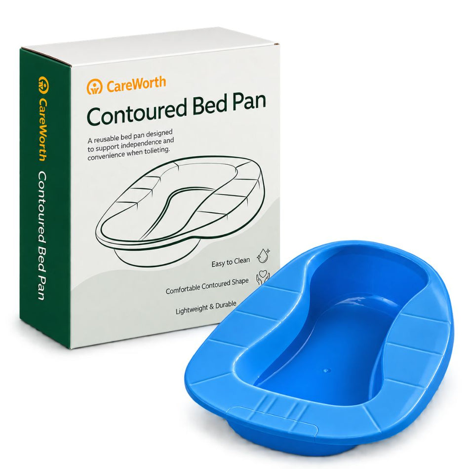 CareWorth Contoured Bed Pan