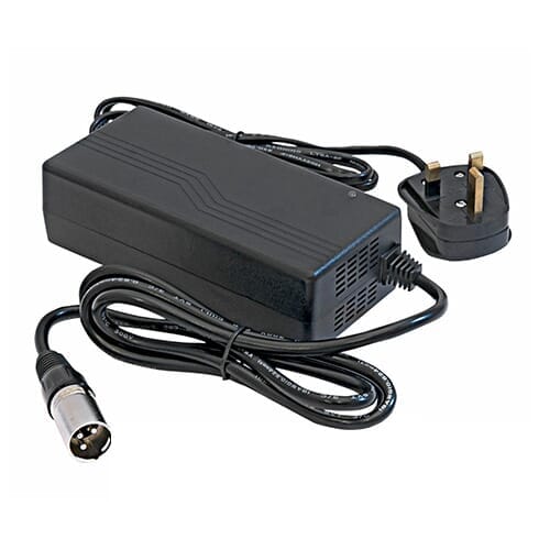 Image of 24V Mobility Scooter Charger on a plain background.