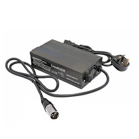 Image of 24V Mobility Scooter Charger on a plain background.