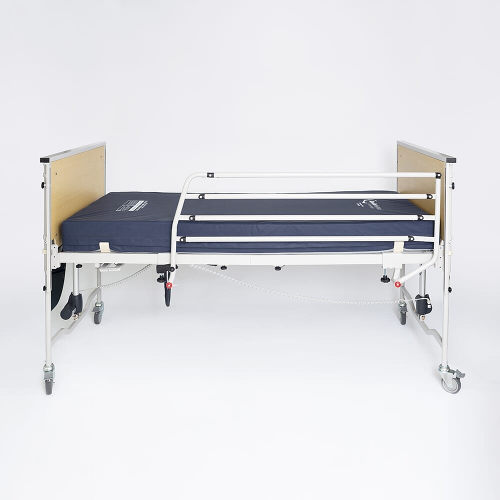 Image of 3 4 Length Folding Side Rails for NRS Community Bed on a plain background.