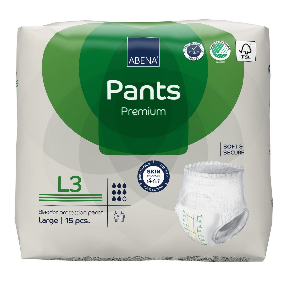 Alternative view of Abena Pants Premium Incontinence Pants, showing different angle or usage.