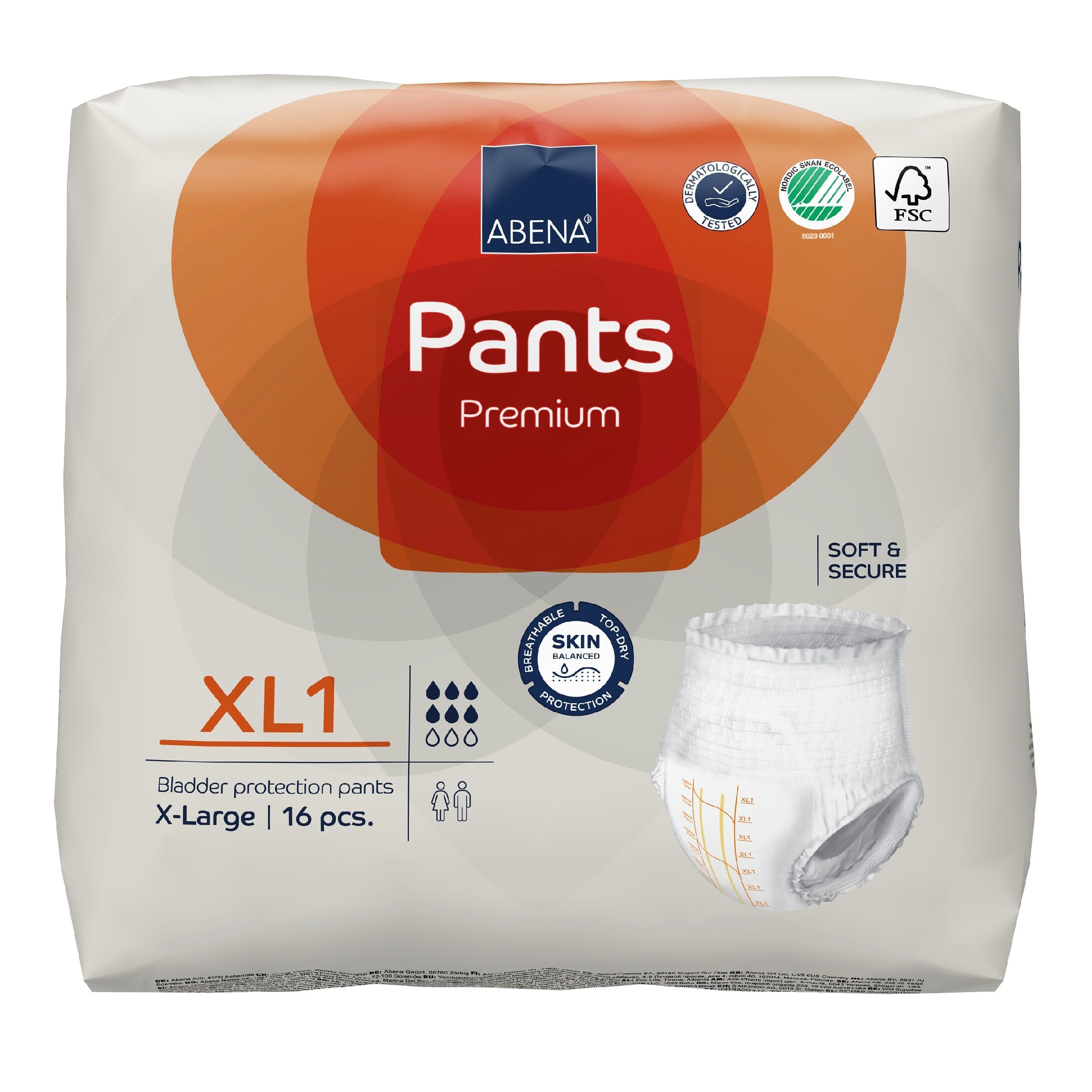 Alternative view of Abena Pants Premium Incontinence Pants, showing different angle or usage.