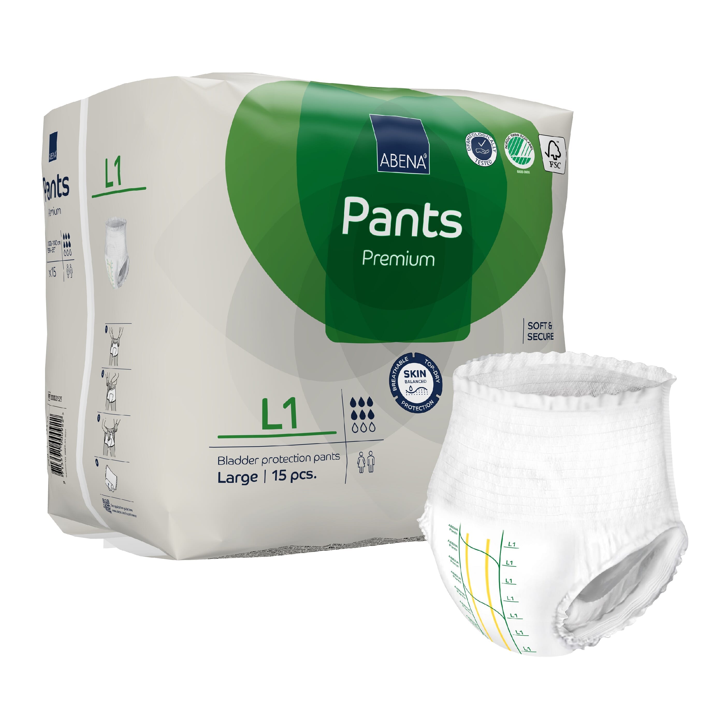 Image of Abena Pants Premium Incontinence Pants on a plain background.