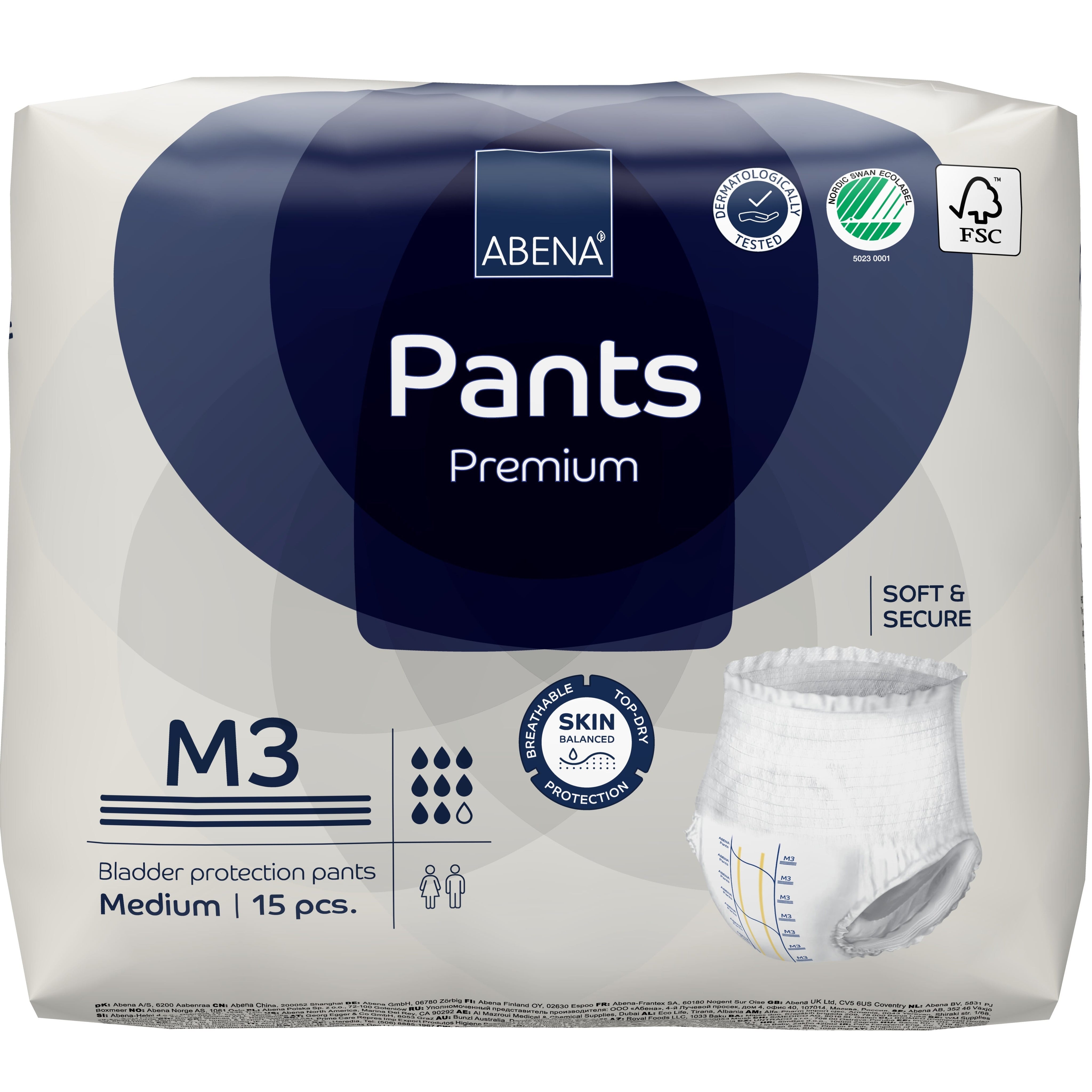 Image of Abena Premium Incontinence Pants on a plain background.