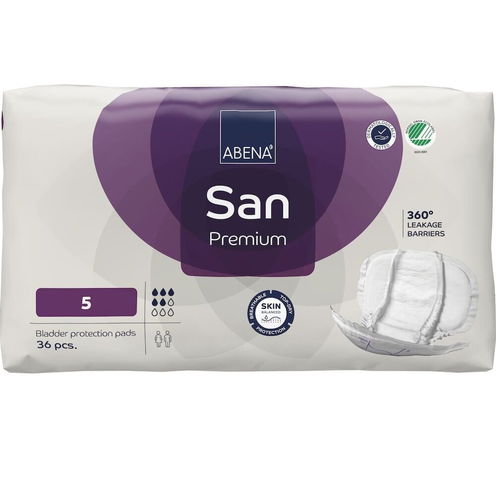 Image of Abena San Premium Incontinence Pads on a plain background.