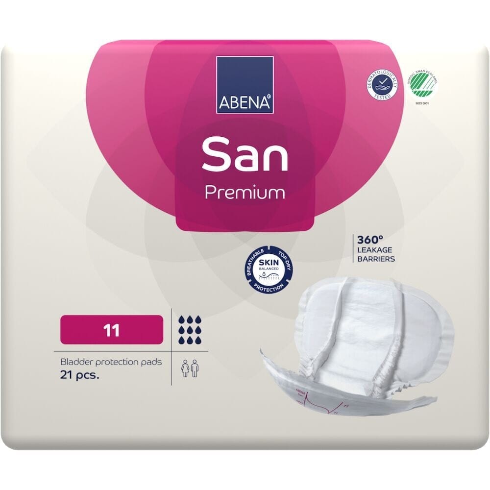 Image of Abena San Premium Incontinence Pads on a plain background.