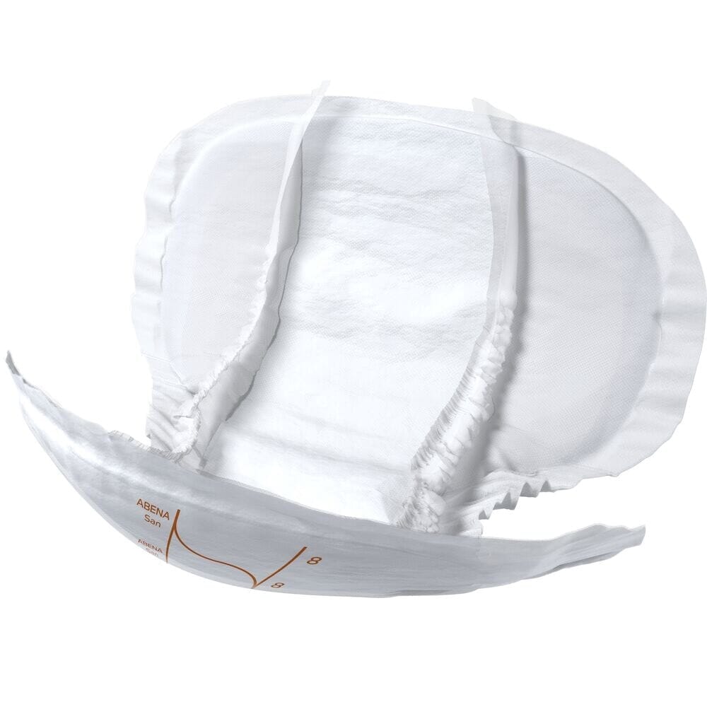 Close-up of a feature of Abena San Premium Incontinence Pads.