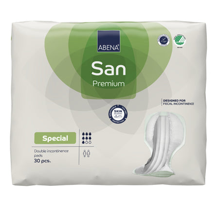 Image of Abena San Special Premium Incontinence Pads on a plain background.