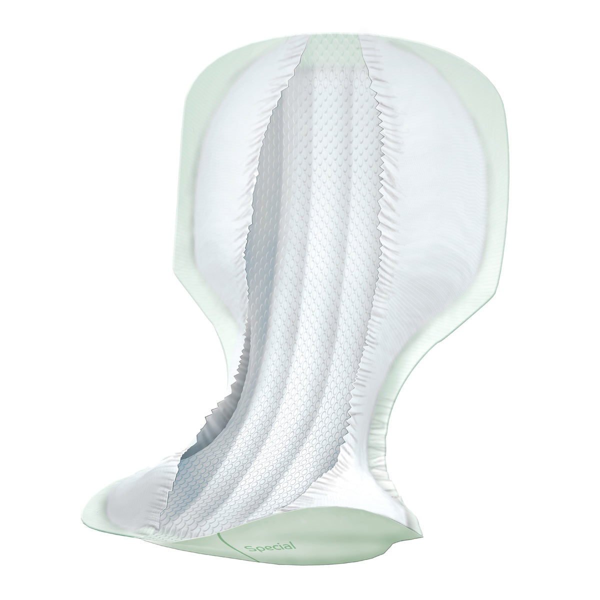 Alternative view of Abena San Special Premium Incontinence Pads, showing different angle or usage.