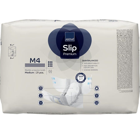 Close-up of a feature of Abena Slip M4 Premium All-In-One Incontinence Briefs.