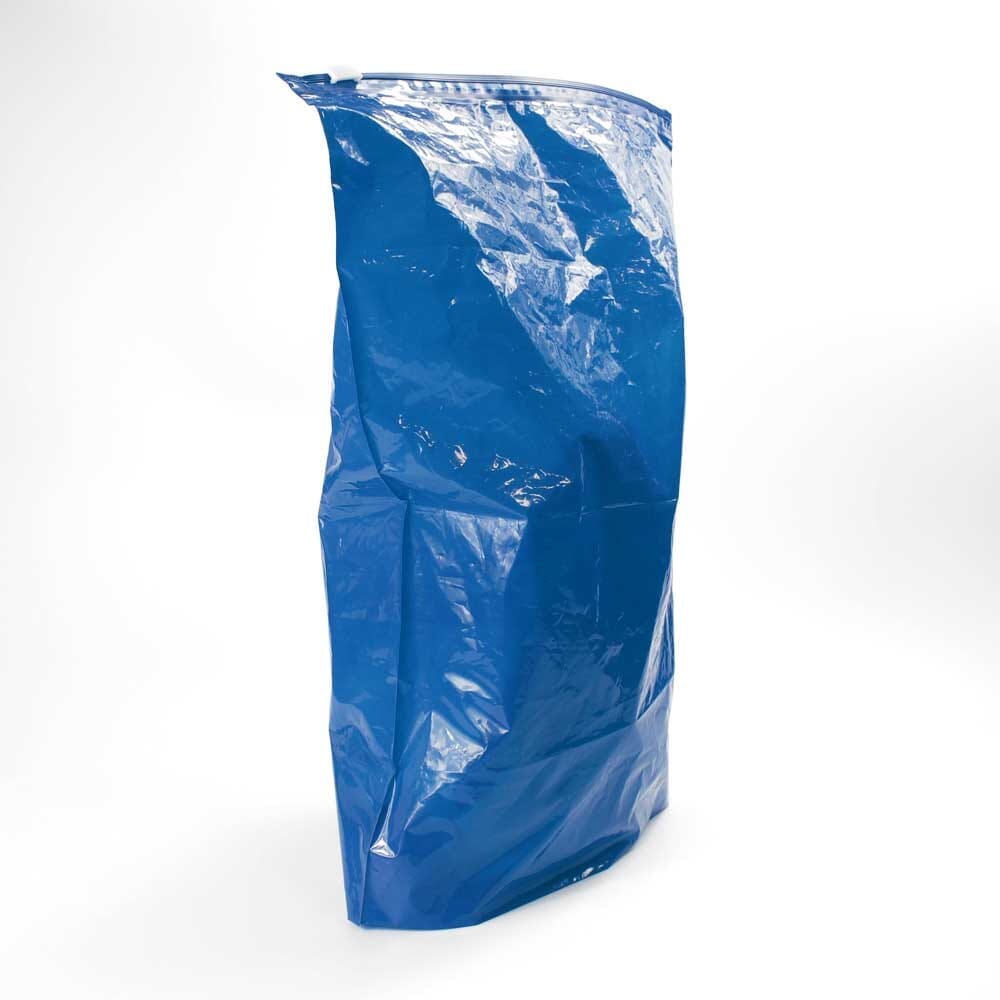 Close-up of the fastening or zipper on Abri-Bag Disposable Zip Lock Bags, highlighting the secure closure.