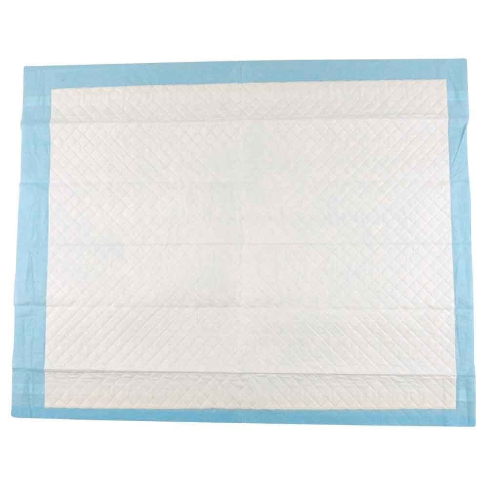 Diagram or packaging of Abri-Soft Self Adhesive Disposable Bed Protectors highlighting dimensions or features.