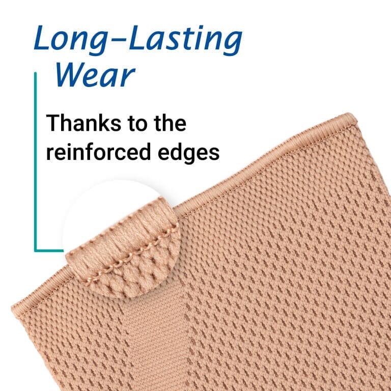 Close-up of the adjustable strap or fastening on Actimove Ankle Support support, showing how it secures in place.