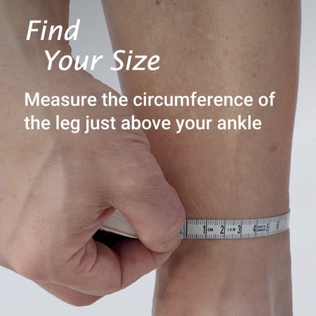 Actimove Ankle Support support being applied or removed from the joint, illustrating ease of use.