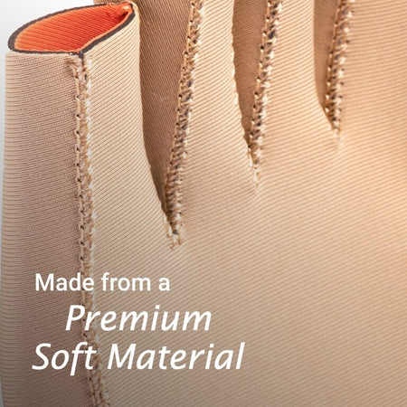 Packaging for Actimove Arthritis Gloves gloves, showing branding and size information.