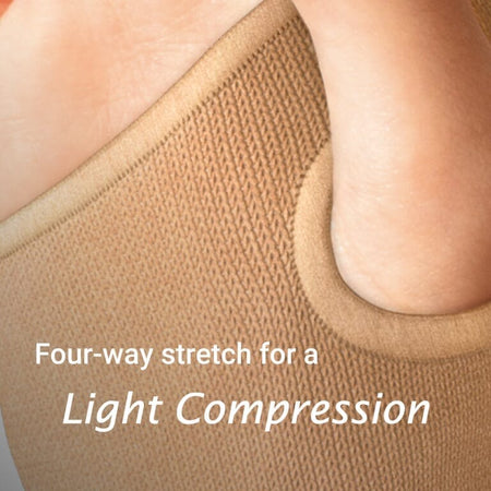 Actimove Arthritis Wrist Support support being applied or removed from the joint, illustrating ease of use.