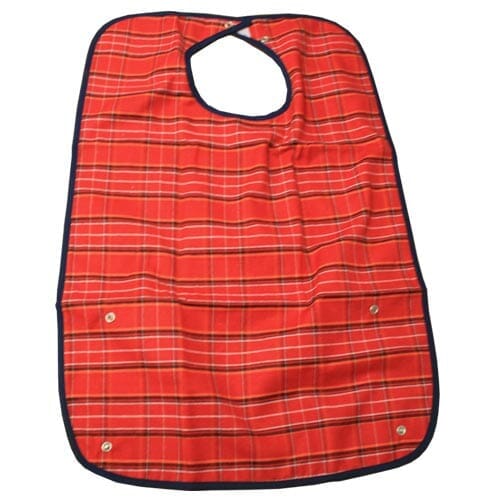 Lifestyle image of Adult Bib being used in a real-life setting.
