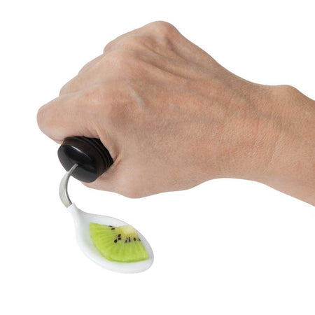 Close-up of a feature of BIG-GRIP Coated Teaspoon.