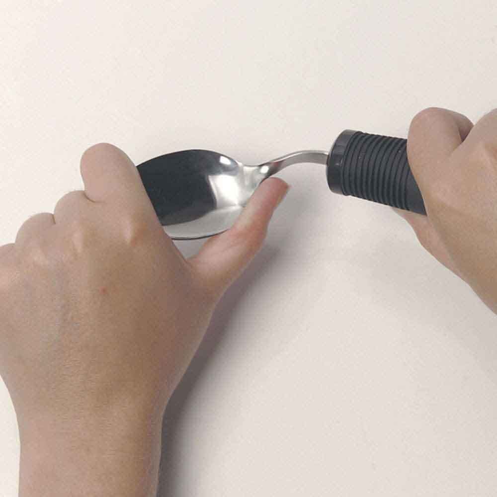 Close-up of a feature of BIG-GRIP Small Spoon.