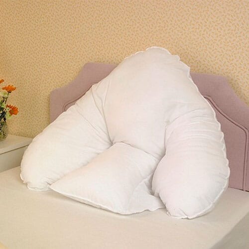 Full view of Batwing Pillow Cover cushion on a plain background, showing its shape and supportive material.