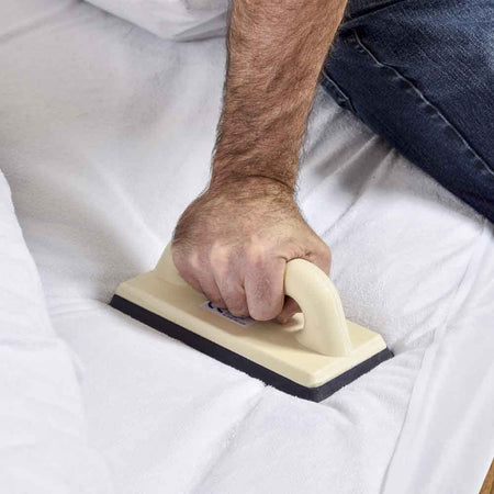 Close-up of a feature of Bed Hand Blocks-Pair.