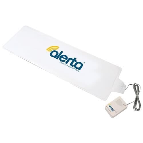 Image of Bed Sensor Mat with Monitor on a plain background.