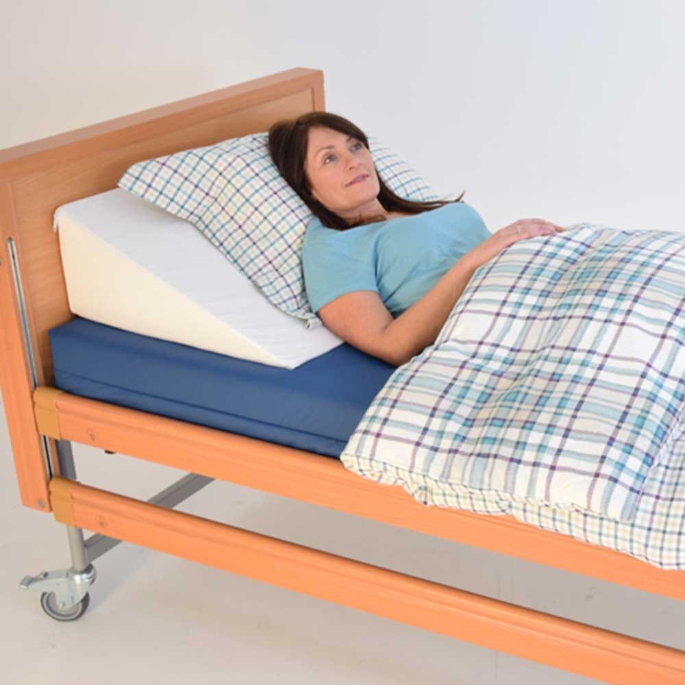 Alternative view of Bed Wedge With Cover For Angled Back Or Leg Support, showing different angle or usage.