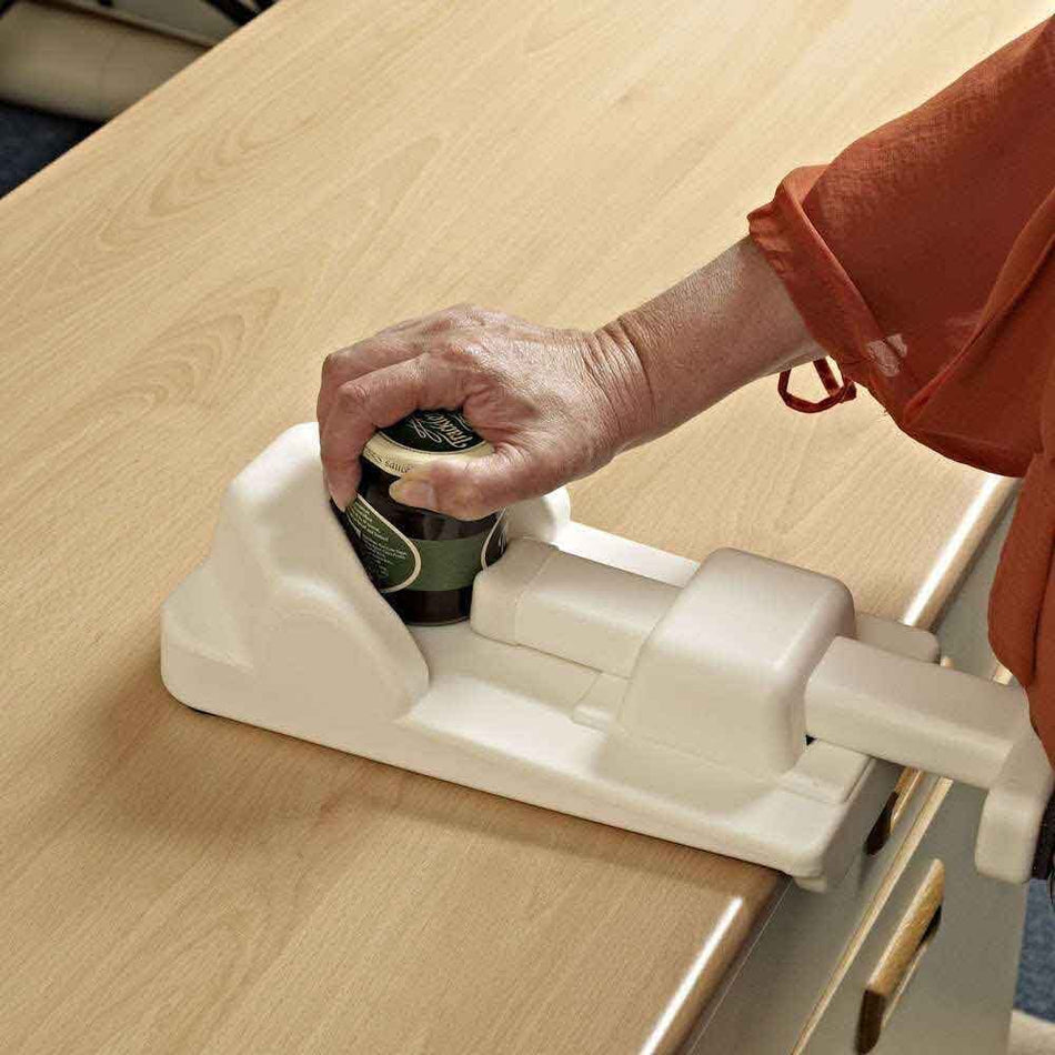 Alternative view of Belliclamp Jar Bottle Opener, showing different angle or usage.