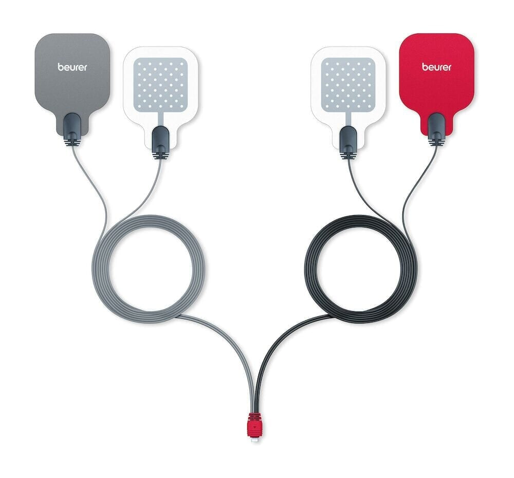 Alternative view of Beurer EM 59 Digital TENS EMS Device With Heat, showing different angle or usage.