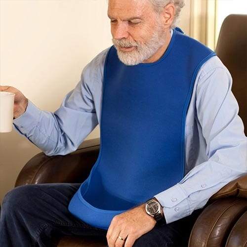 Image of Bibetta PRO80 Tabard Style Adult Bib on a plain background.