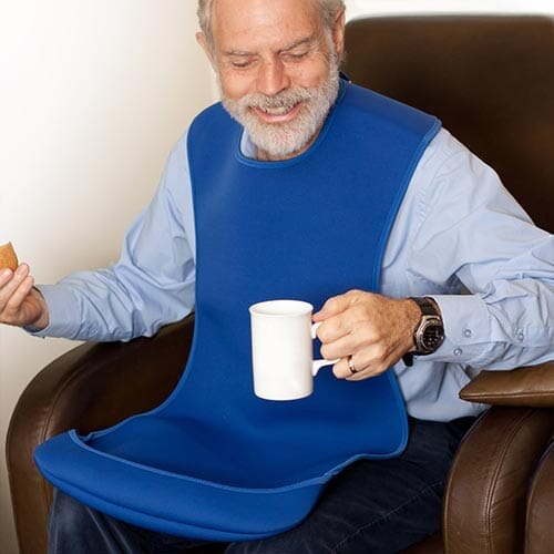 Image of Bibetta PRO80 Tabard Style Adult Bib on a plain background.