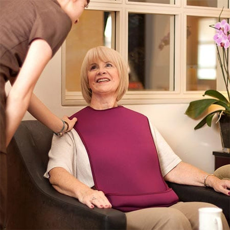 Image of Bibetta PRO80 Tabard Style Adult Bib on a plain background.