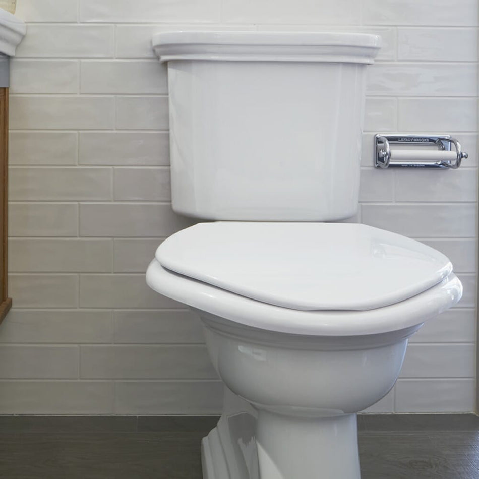 Alternative view of Big John Bariatric Toilet Seat, showing different angle or usage.