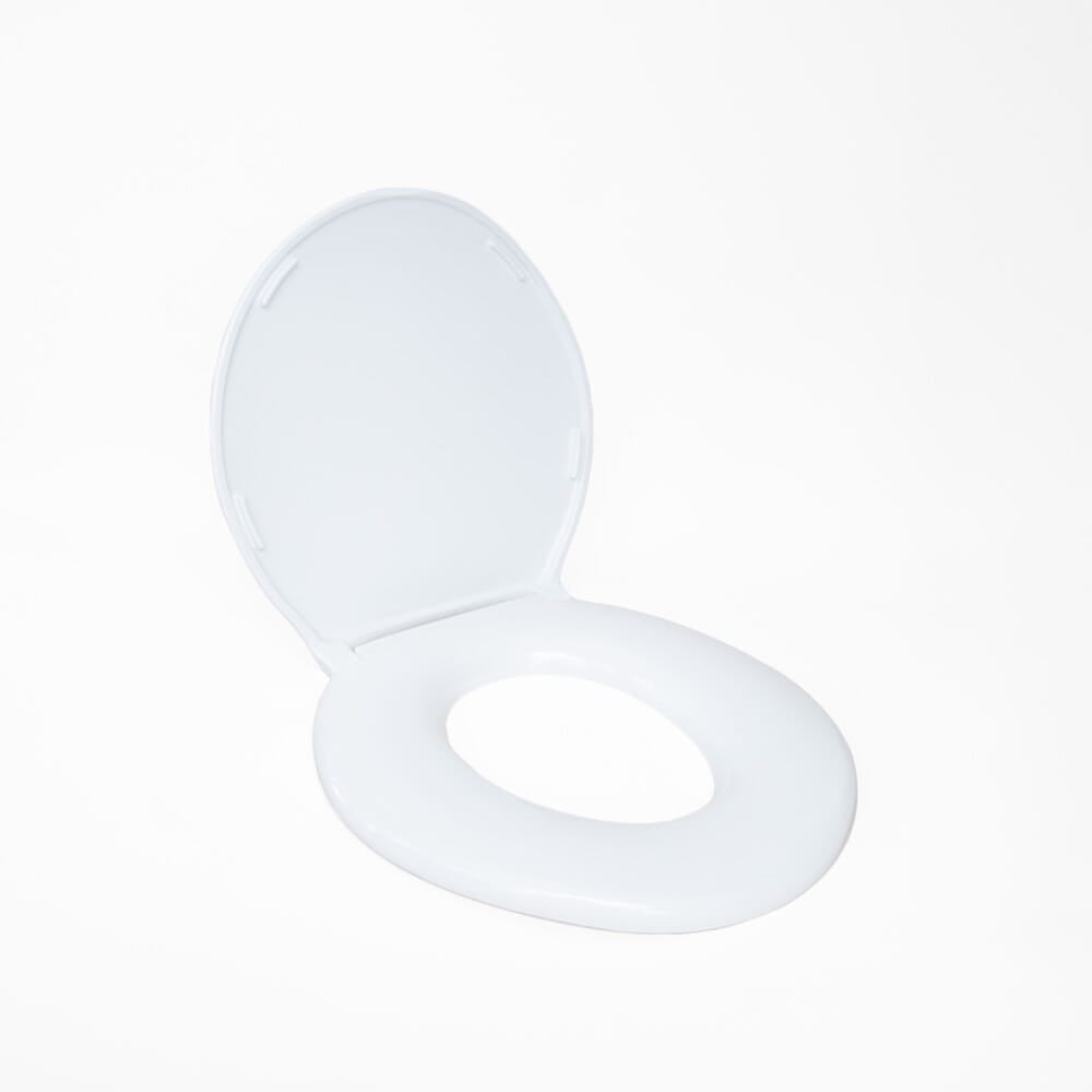 Lifestyle image of Big John Bariatric Toilet Seat being used in a real-life setting.