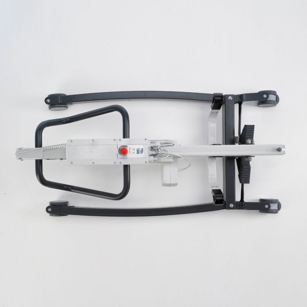 Birdie Folding Electric Hoist hoist folded or disassembled for storage or transport.